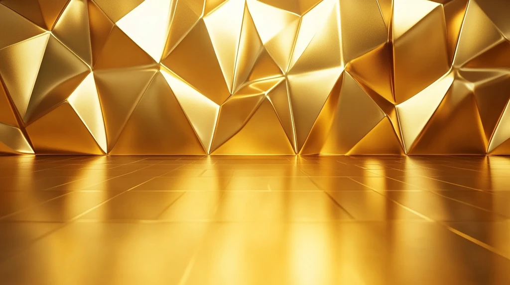 金色立体感背景