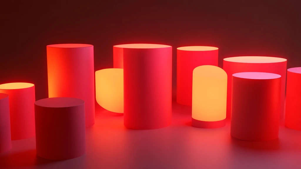 立体渐变发光体设计