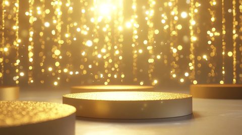 金色展示台