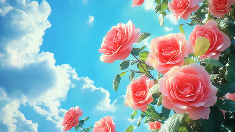 高清玫瑰电视背景