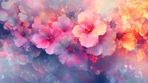 炫彩花朵壁纸