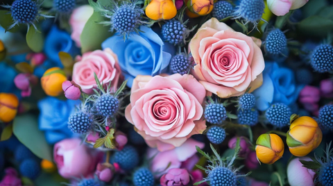 仿真花背景素材