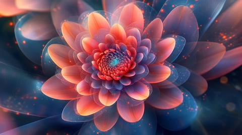 梦幻花朵炫丽花朵