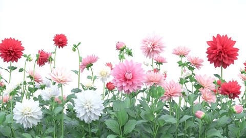 唯美百日菊花朵背景