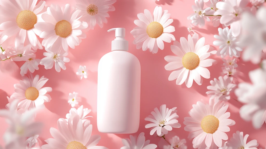 洗面奶包装花卉