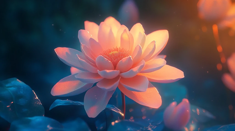 梦幻荷花唯美荷花