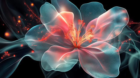 精美抽象特效花