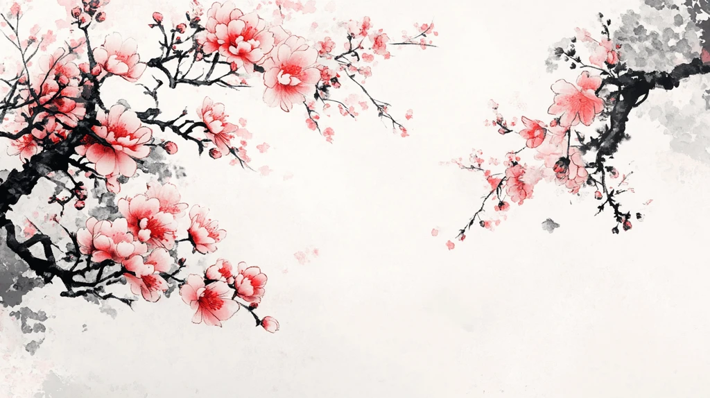 水墨梅花壁纸