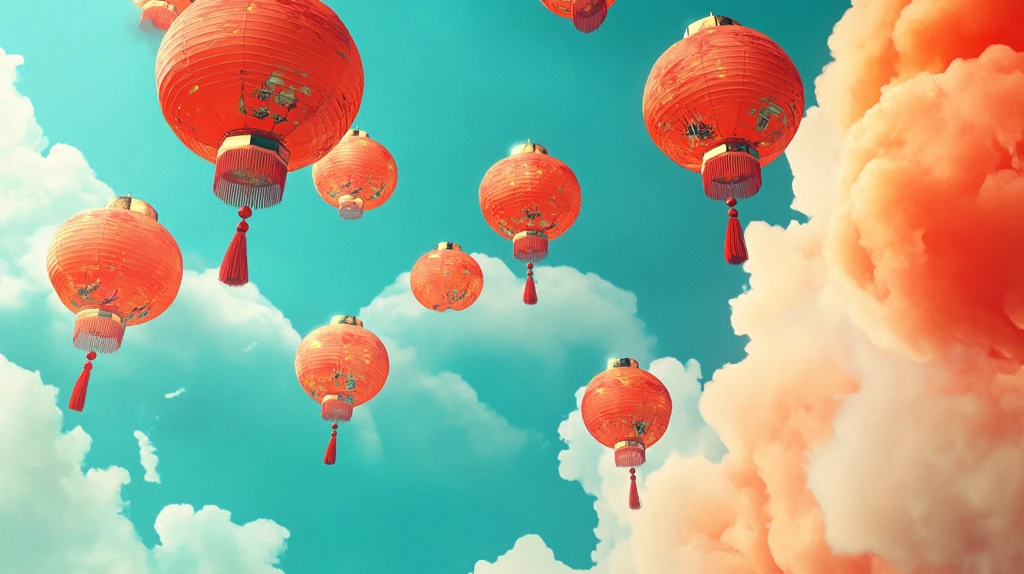 唯美红灯笼