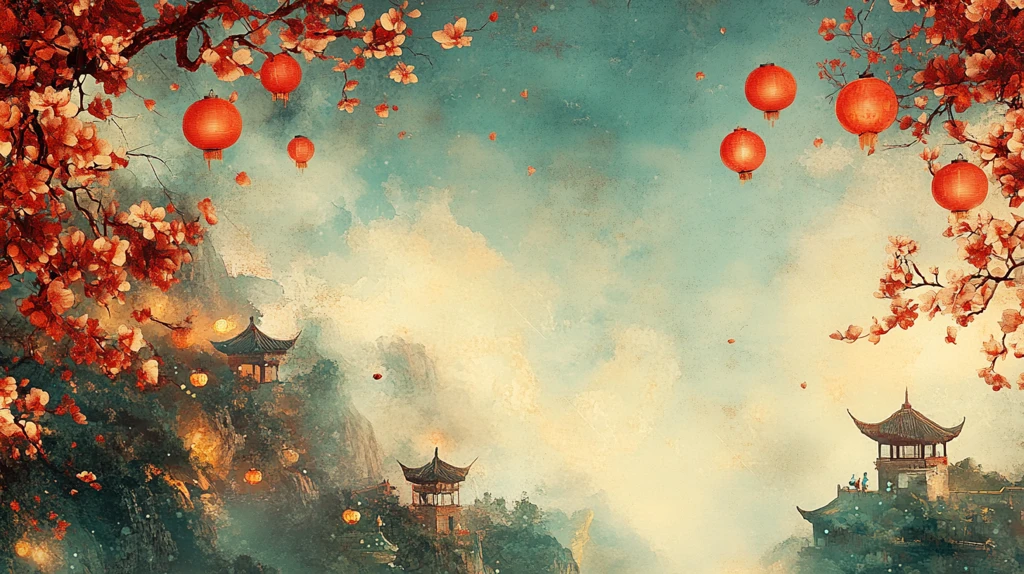 唯美梦幻梅花林