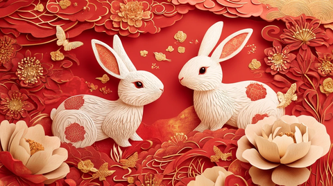 兔年剪纸风