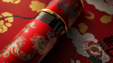 喜庆保温杯图案
