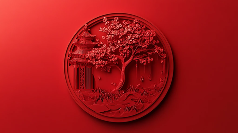 创意立体乔迁剪纸