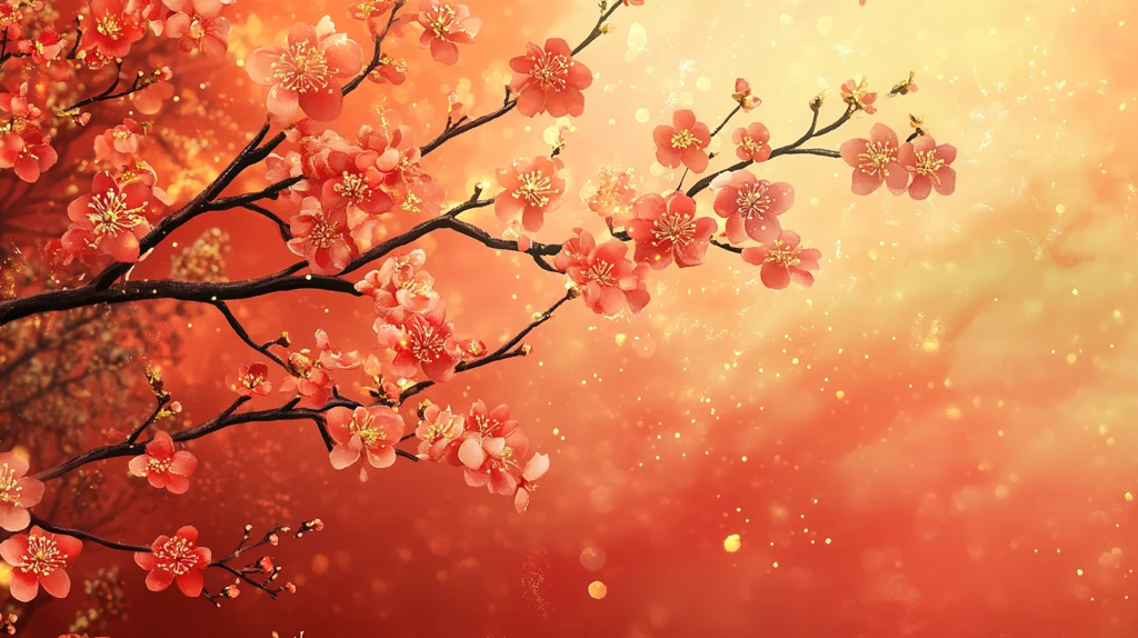 唯美梦幻梅花林