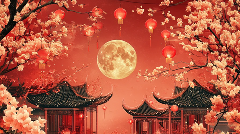 满月酒舞台背景