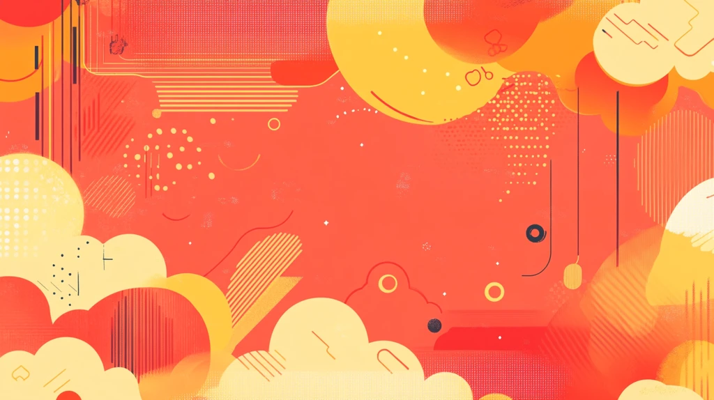 扁平流体风年会背景