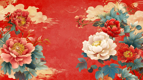 牡丹背景图