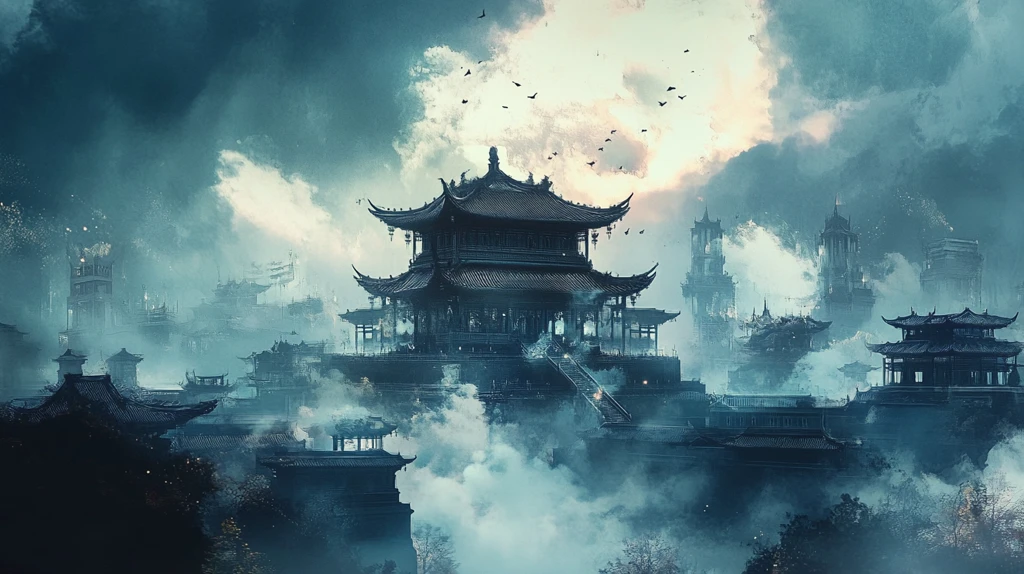 古风仙境天上宫阙