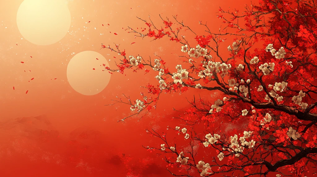 唯美梦幻梅花林