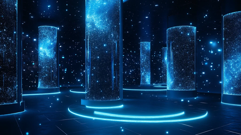 蓝色科技舞台