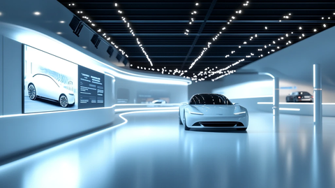 展厅现代科技汽车展
