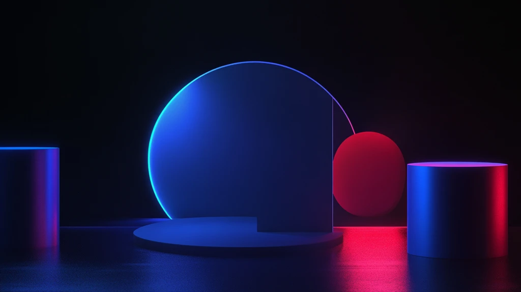 立体渐变发光体设计