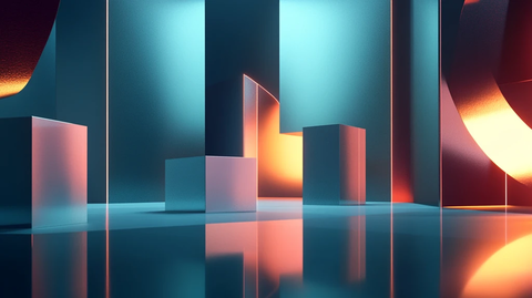 炫彩渐变展台背景