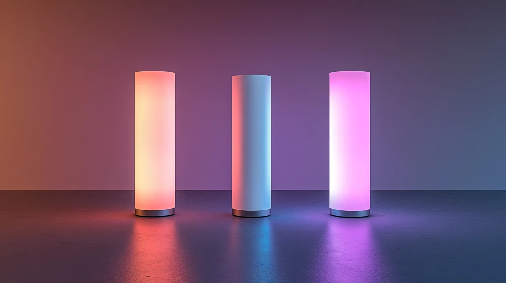 粉色圆柱体展示台