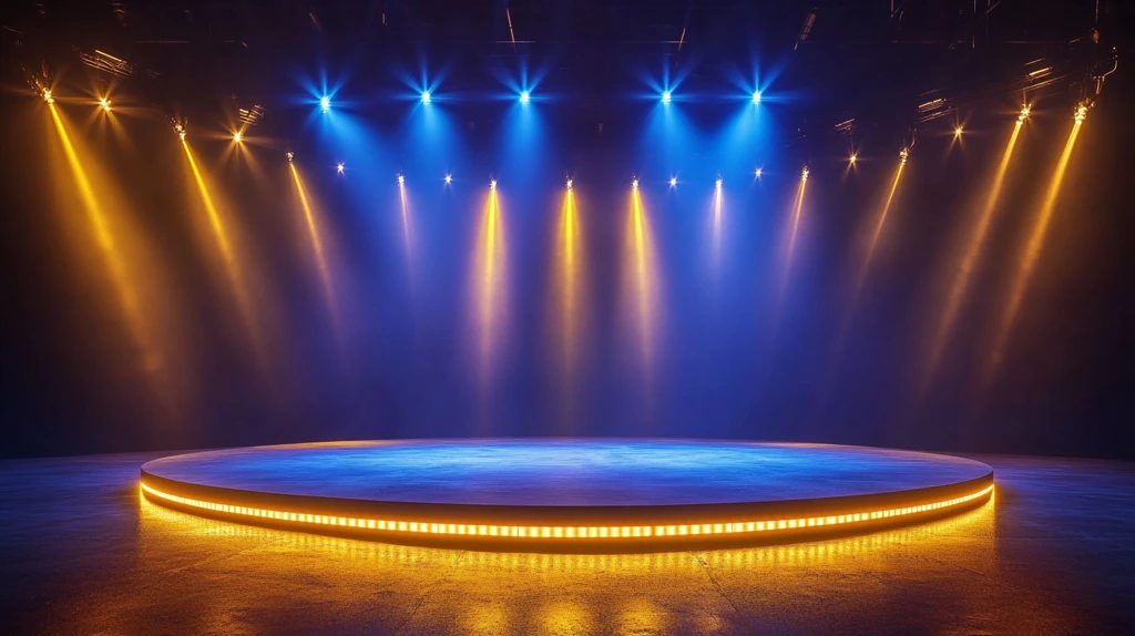 户外灯光舞台场景