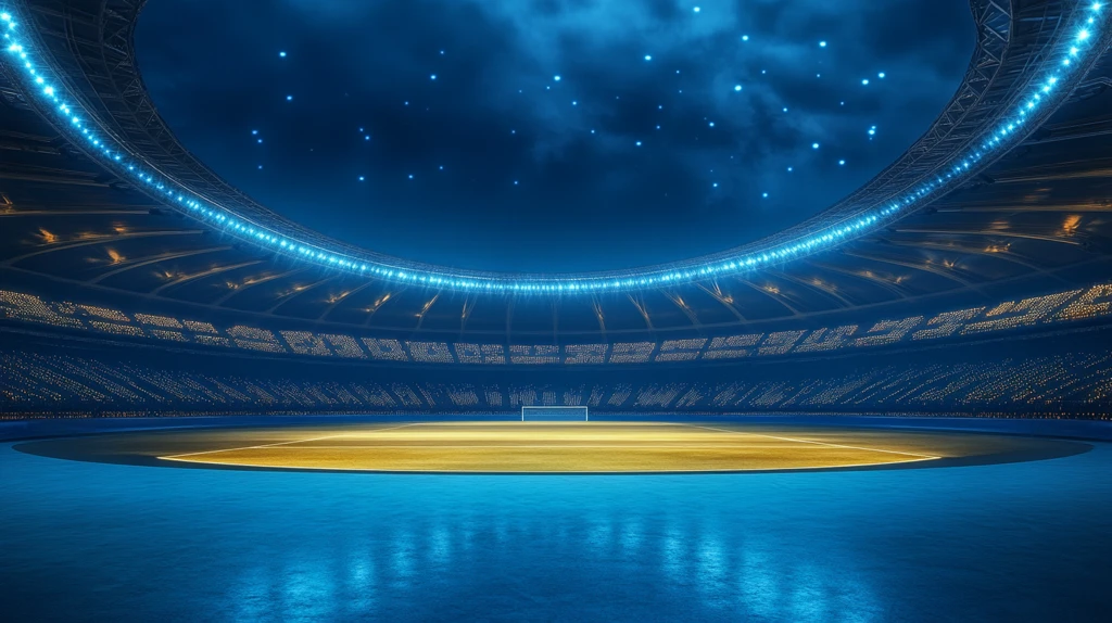 现代化体育场背景素材