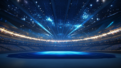 现代化体育场背景素材