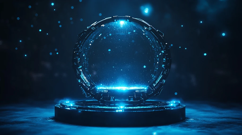科技感水晶球