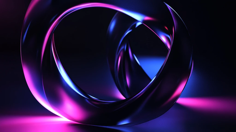 立体渐变发光体设计