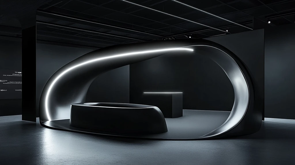 赛博朋克风格迎宾区