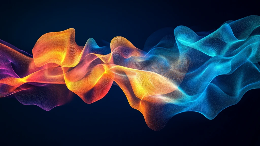 流光渐变彩色炫酷飘带