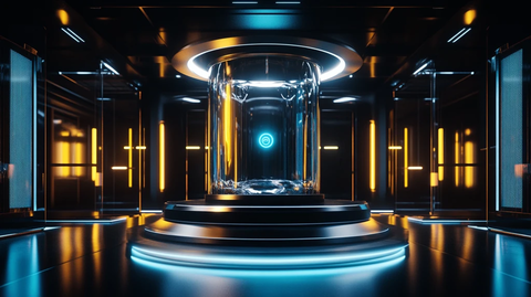 赛博朋克风格迎宾区