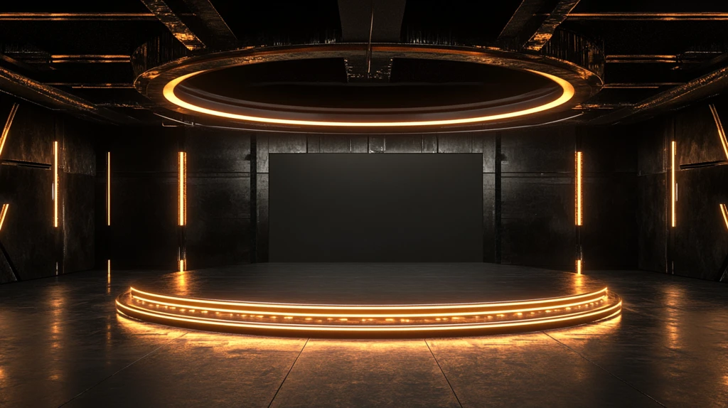 赛博朋克风格迎宾区