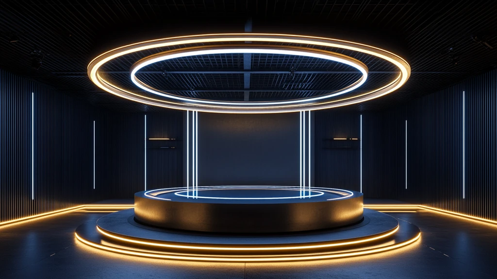 赛博朋克风格迎宾区