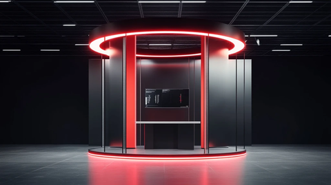 赛博朋克风格迎宾区