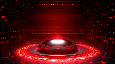 红色科技背景科技创新