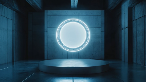 圆形科技舞台