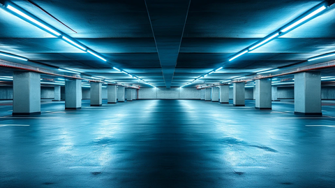 地下车库背景
