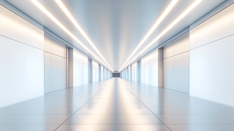 大型通道走廊背景