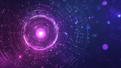 网络大数据蓝紫色背景