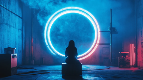 霓虹灯场景造型