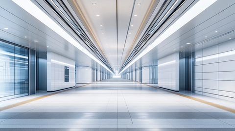 地铁站通道素材