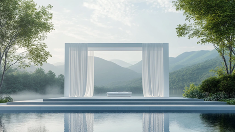水幕凉亭