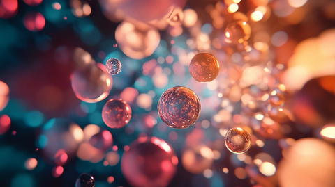 绚丽气泡背景壁纸素材