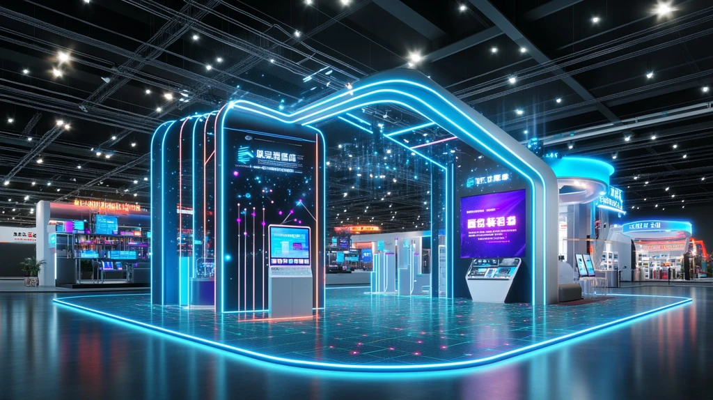 科技主视觉会展布置