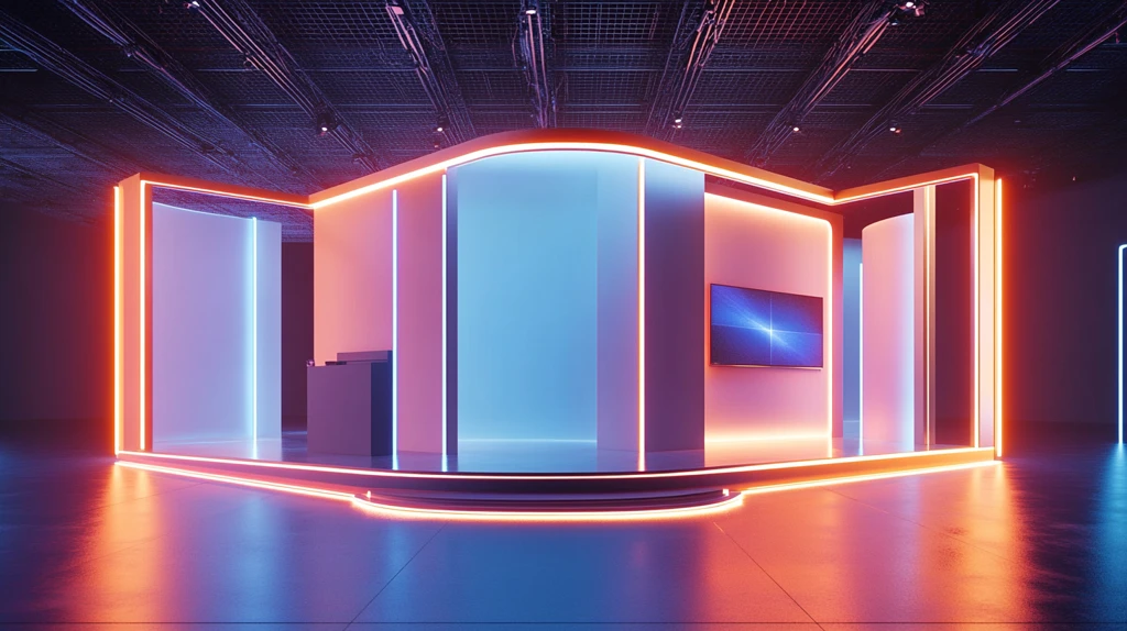 赛博朋克风格迎宾区